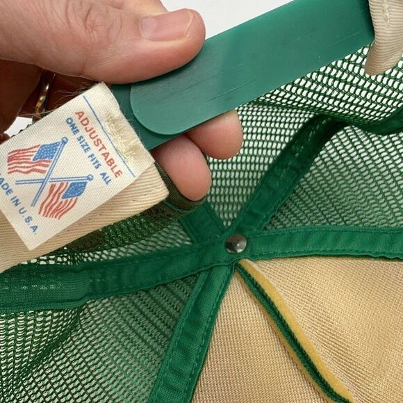 Vintage Carter's Snapback Hat Green Mesh Trucker - Picture 7 of 7